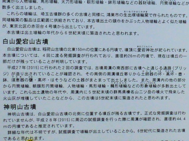 白山愛宕山古墳の説明