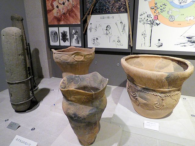 川越市立博物館 土器の展示