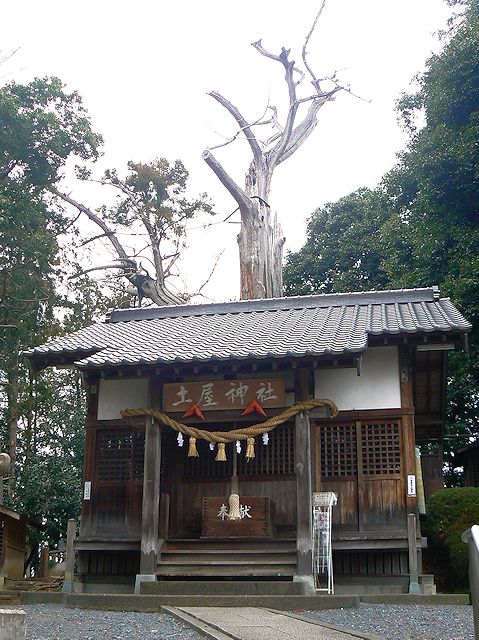 土屋神社の拝殿
